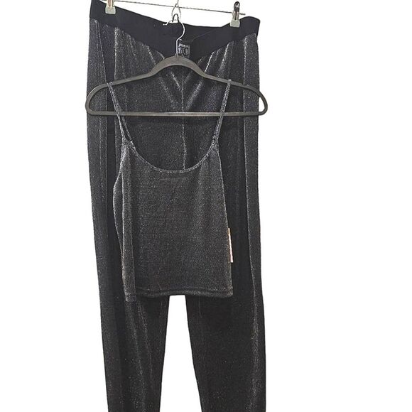 Juicy Couture Glittery Metallic Cami & Pant Loungewear Set - Picture 4 of 4
